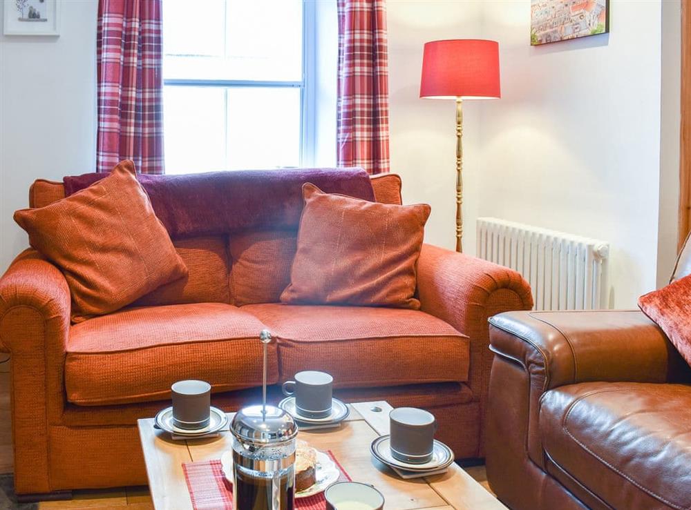 Comfortable and relaxing living room at Viaduct View in Cullen, near Buckie, Highlands, Banffshire