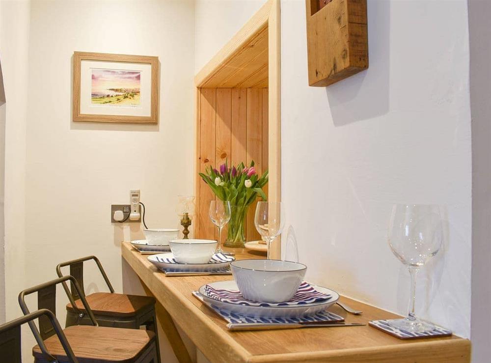 Dining area at Viaduct View in Cullen, near Buckie, Highlands, Banffshire