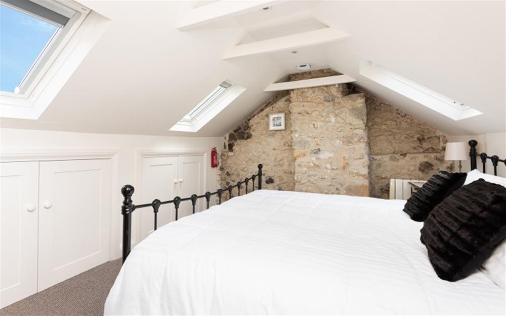 Second Floor - Master Bedroom - Super King Size Bed at Vicarage Cottage in Branscombe