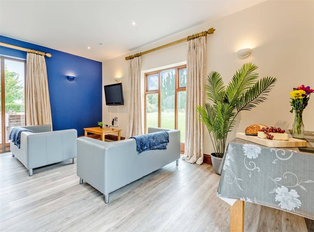 Living area at Victoria Albert in Woolland, near Blandford Forum, Dorset