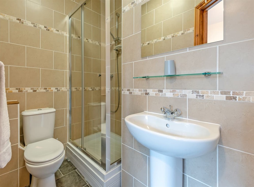 Shower room at Victoria Albert in Woolland, near Blandford Forum, Dorset