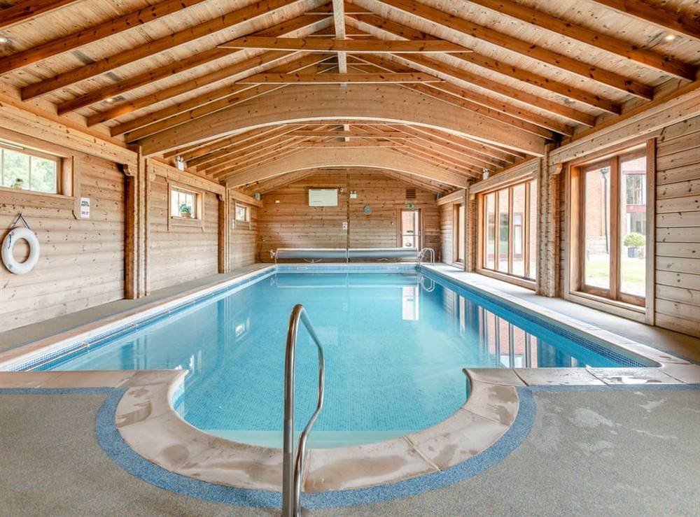 Swimming pool at Victoria Albert in Woolland, near Blandford Forum, Dorset