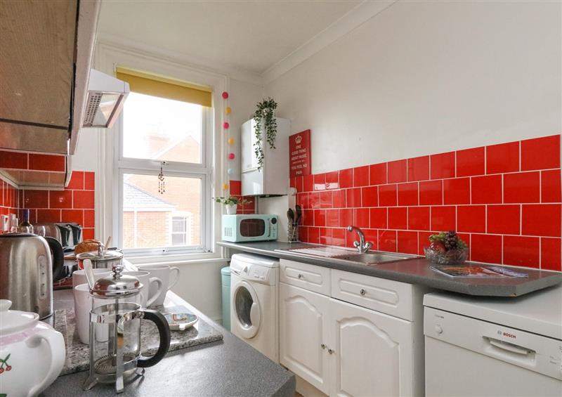 This is the kitchen at Victoria Court, Weymouth