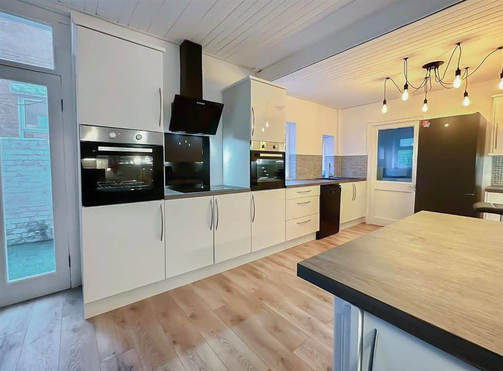Kitchen area at Victoria House by the Sea in Whitley Bay, Tyne and Wear