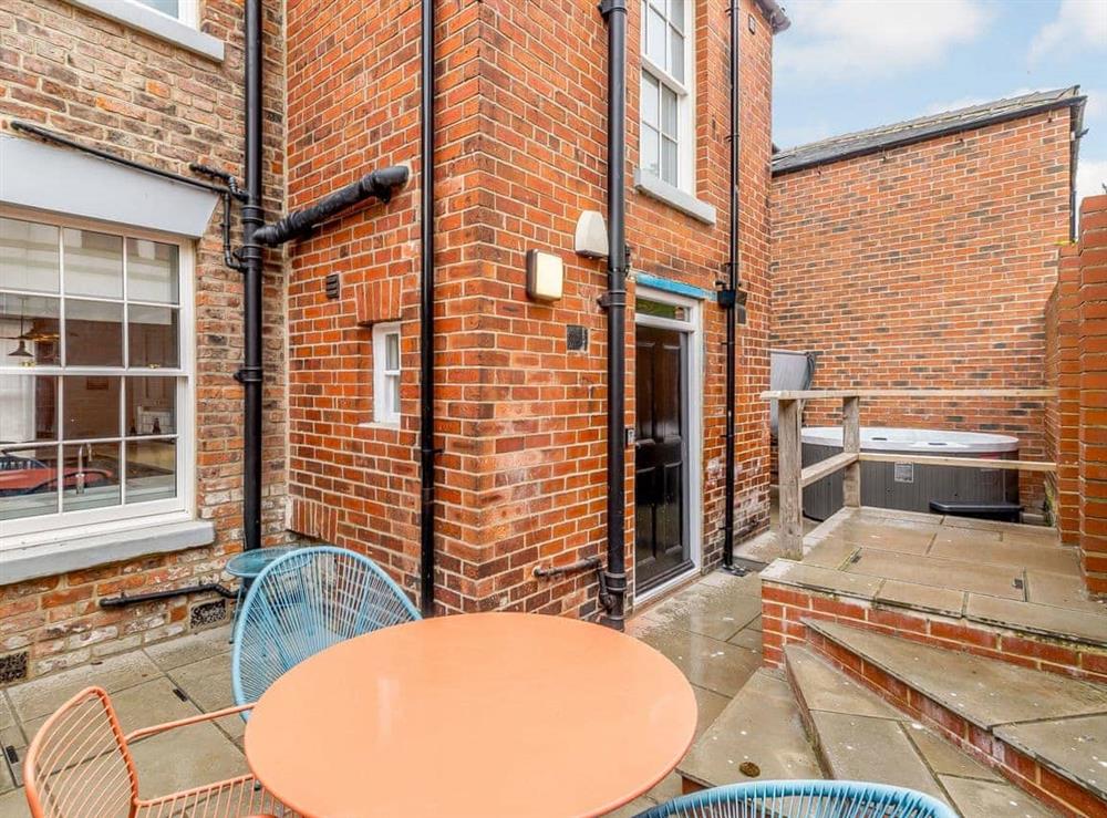 Patio at Victoria Square in Whitby, North Yorkshire