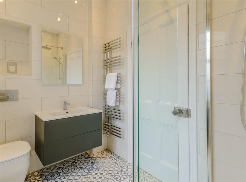 Shower room at Victoria Square in Whitby, North Yorkshire