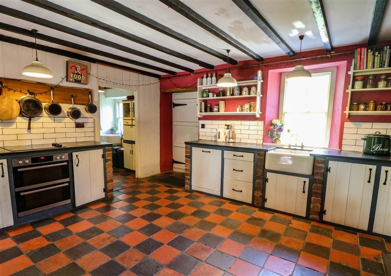 Kitchen at Victorian Farmhouse, Ty Mawr near Llanybydder