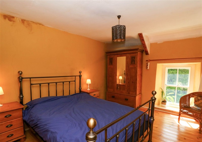 One of the bedrooms at Victorian Farmhouse, Ty Mawr near Llanybydder