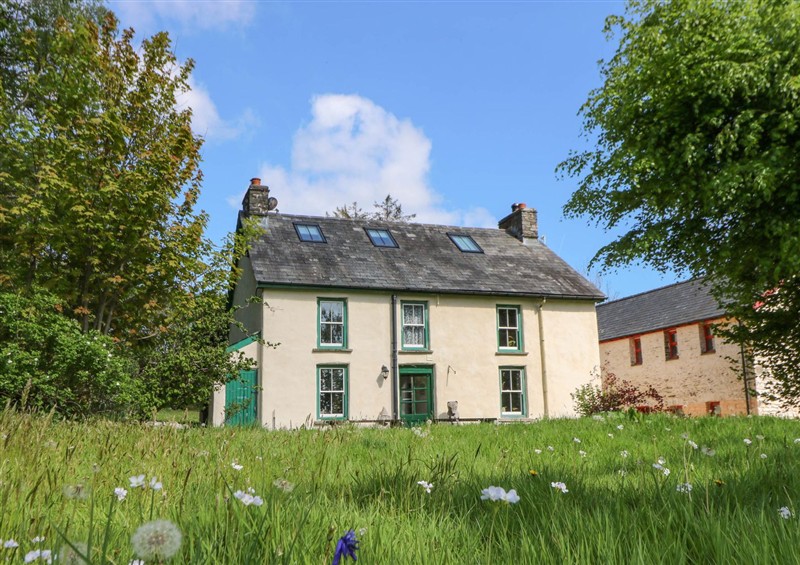 The setting at Victorian Farmhouse, Ty Mawr near Llanybydder
