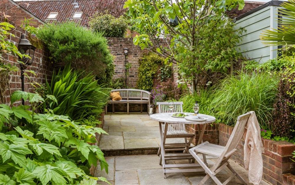Enjoy the garden at Victory Cottage in Lymington