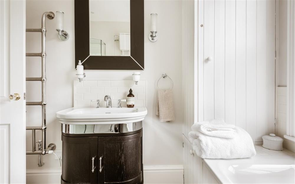 The bathroom at Victory Cottage in Lymington