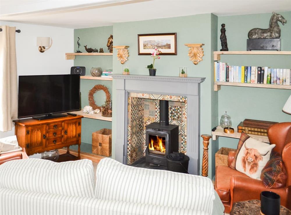 Living room at Victory Hall Cottage in Partney, near Spilsby, Lincolnshire