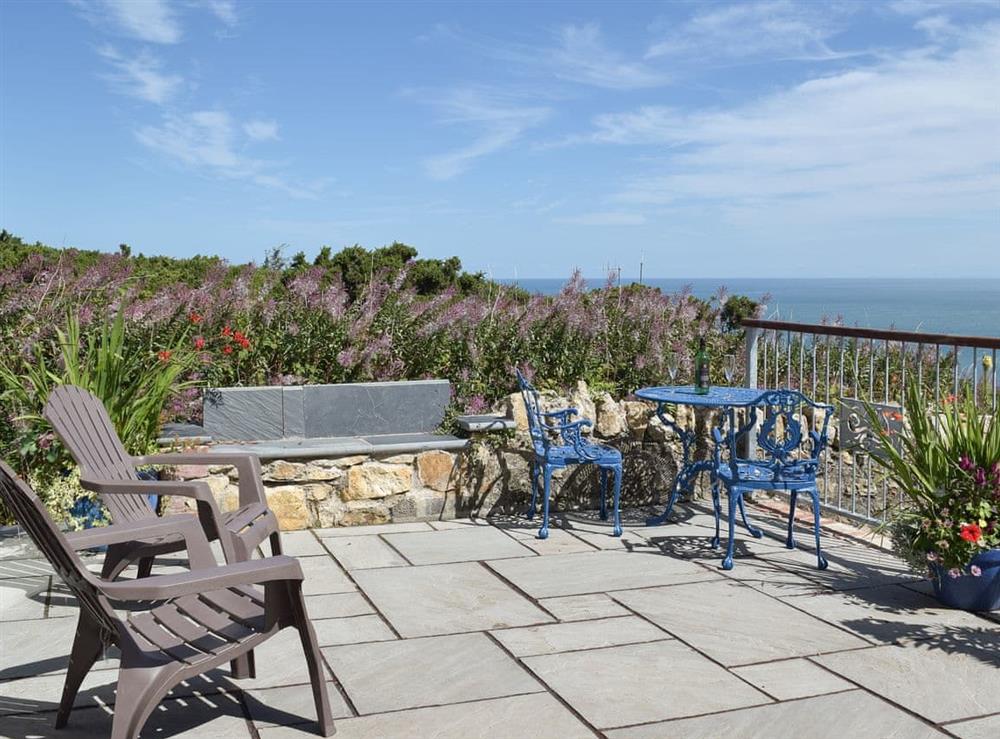 Wonderful outdoor living space at View at the Peak in Goodwick, near Fishguard, Pembrokeshire, Dyfed