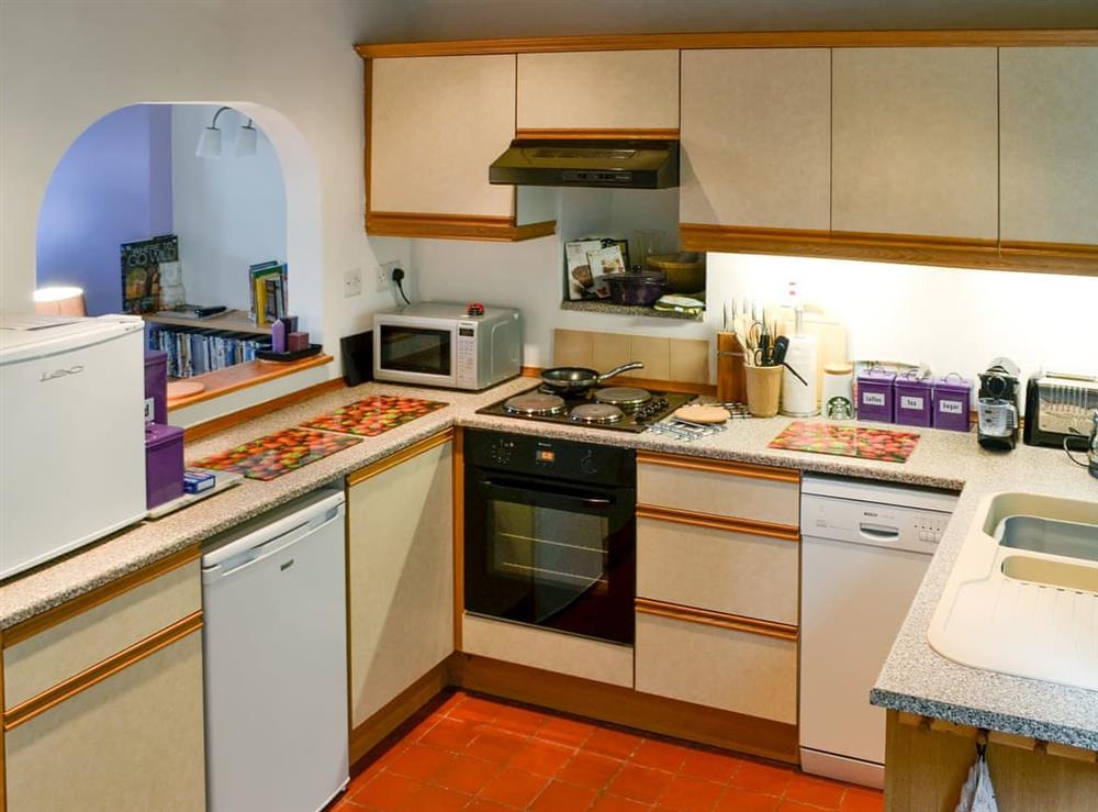 Well-appointed kitchen at View Cottage in Settle, North Yorkshire