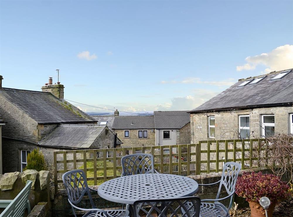 Wonderful Dales vista from teh garden at View Cottage in Settle, North Yorkshire