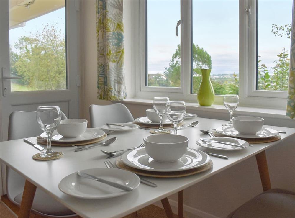 Charming dining area at View Point in Near Torquay, Devon
