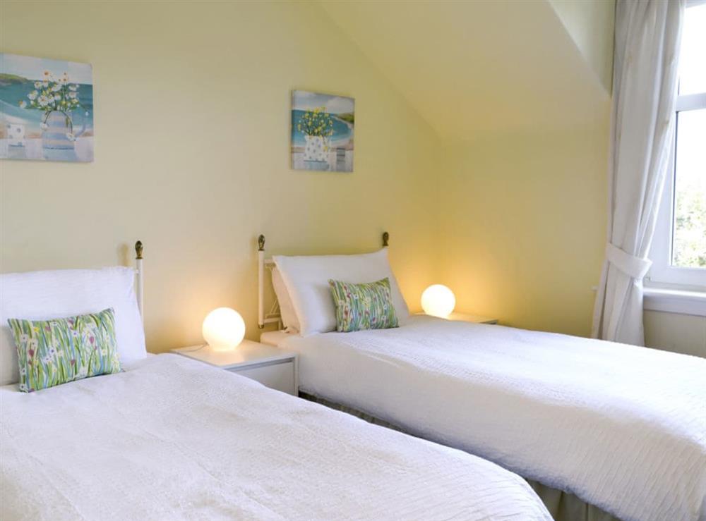 Twin bedroom at Viewhill Villa in Inverness, Highlands, Inverness-Shire
