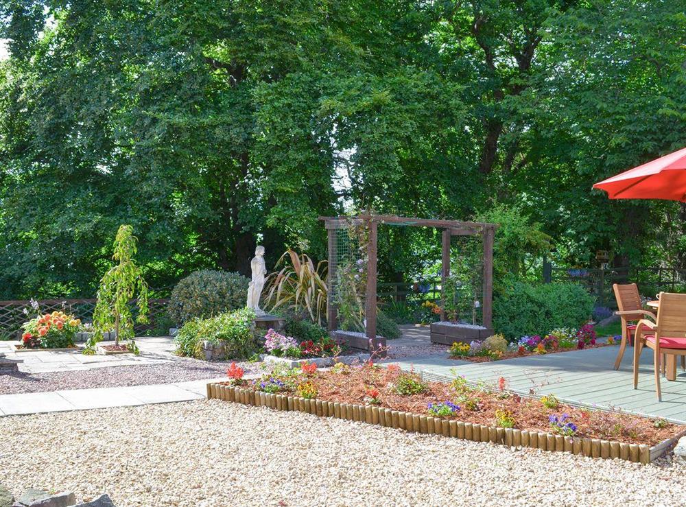 Meticulously maintained gardens at Anderson, 