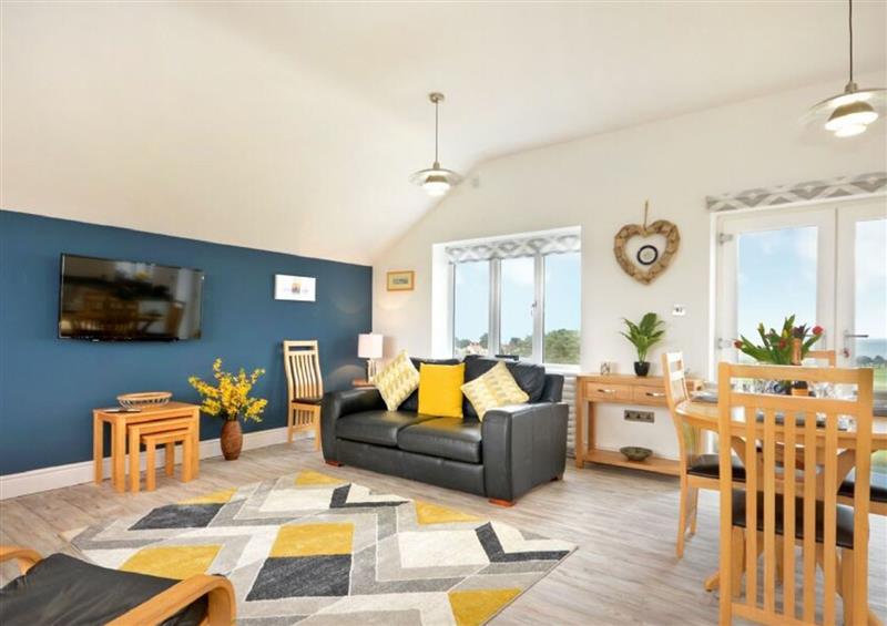 The living room at Viewpoint, Alnmouth