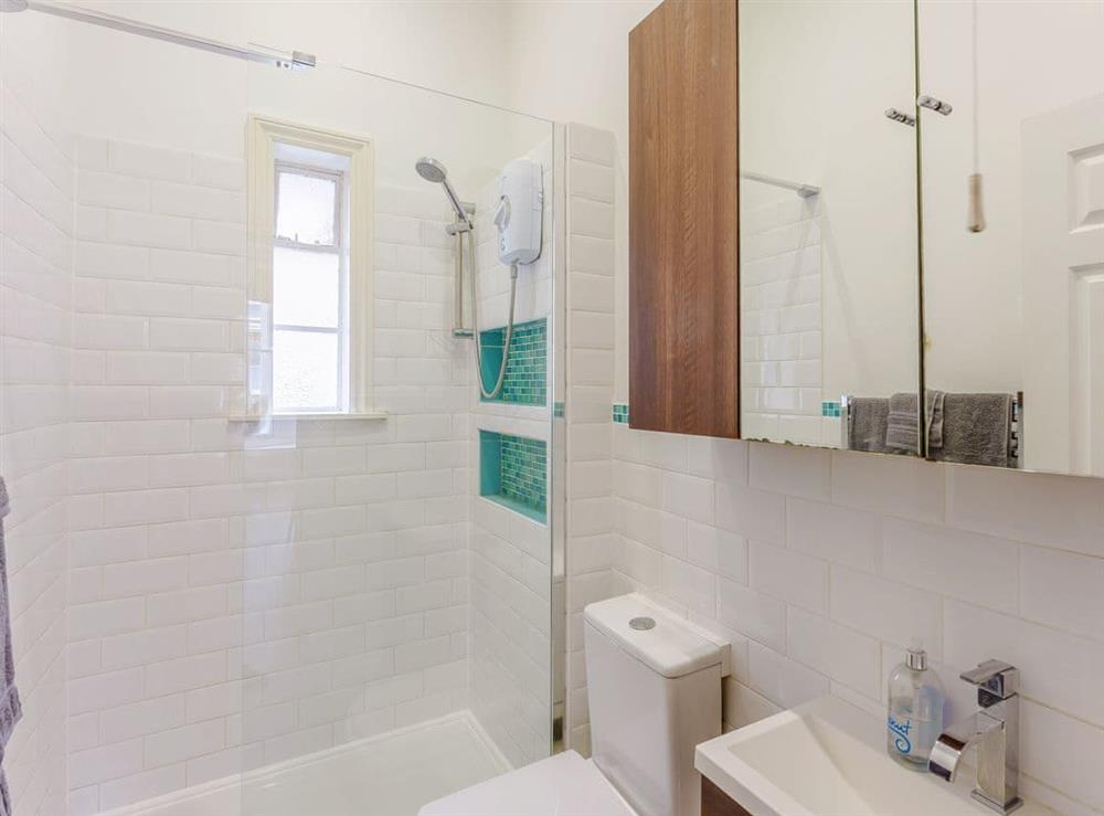 Shower room at Viking Bay Apartment in Broadstairs, Kent