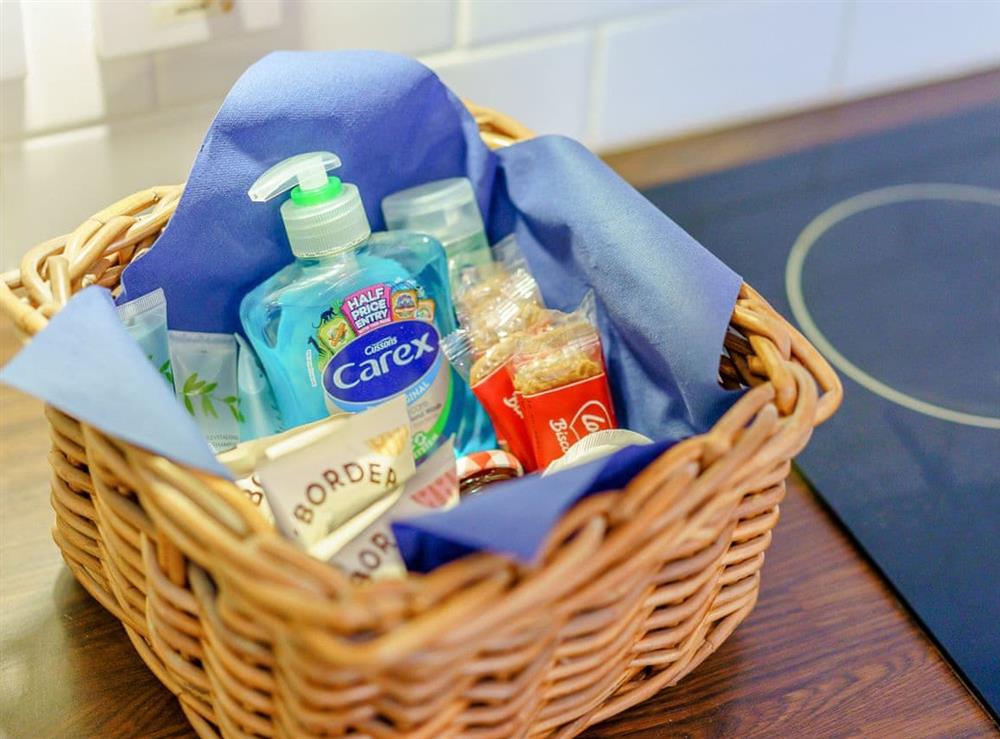 Welcome pack at Viking Bay Apartment in Broadstairs, Kent