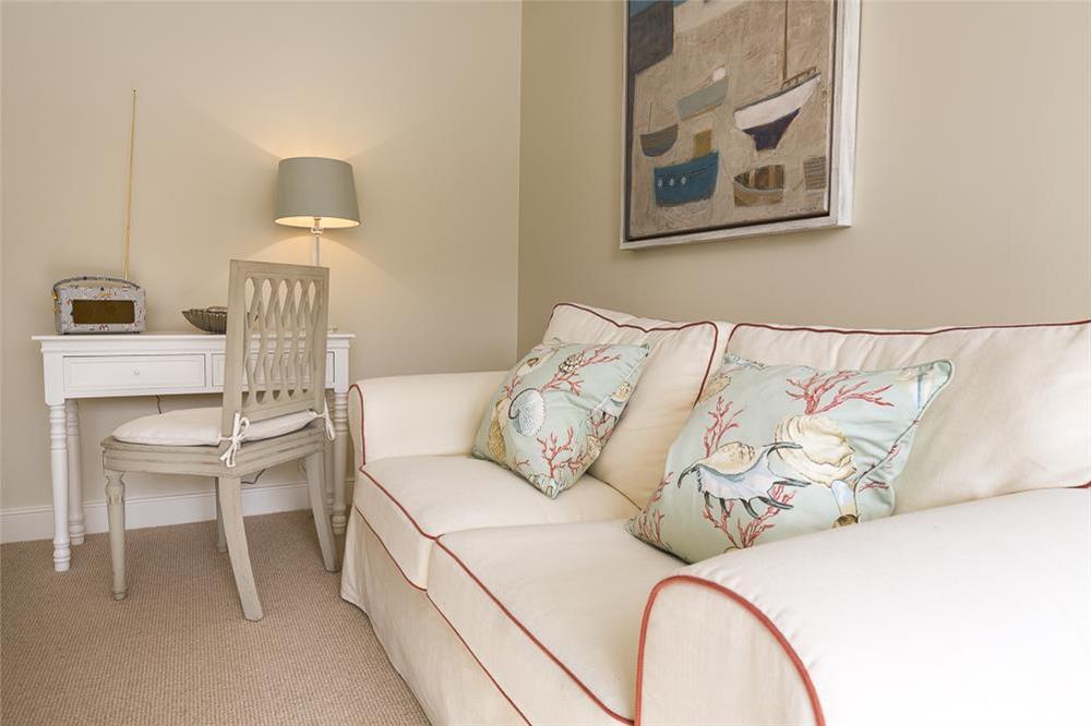 Lounge area in spacious double bedroom at Villa 1, Estura in , Salcombe