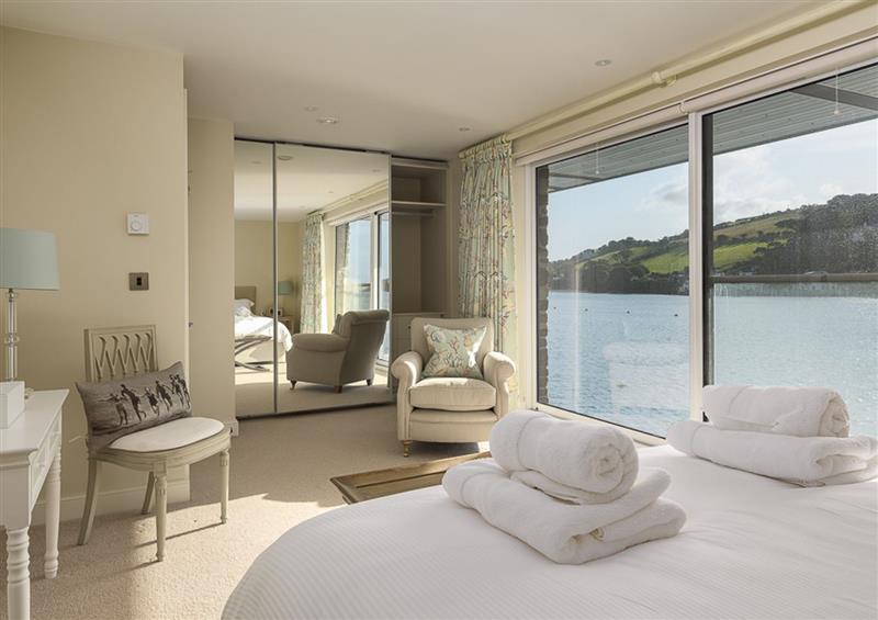 One of the bedrooms at Villa 1, Estura, Salcombe