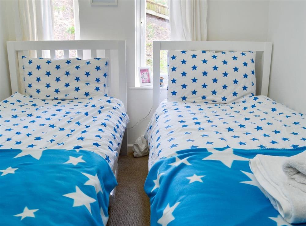 Twin bedroom at Villa 10 in Cromer, Norfolk