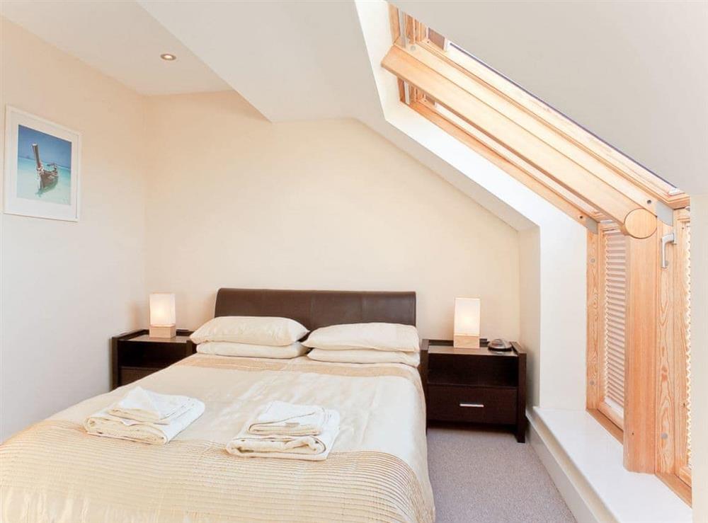 Double bedroom at Villa 23 in St Merryn, near Padstow, Cornwall