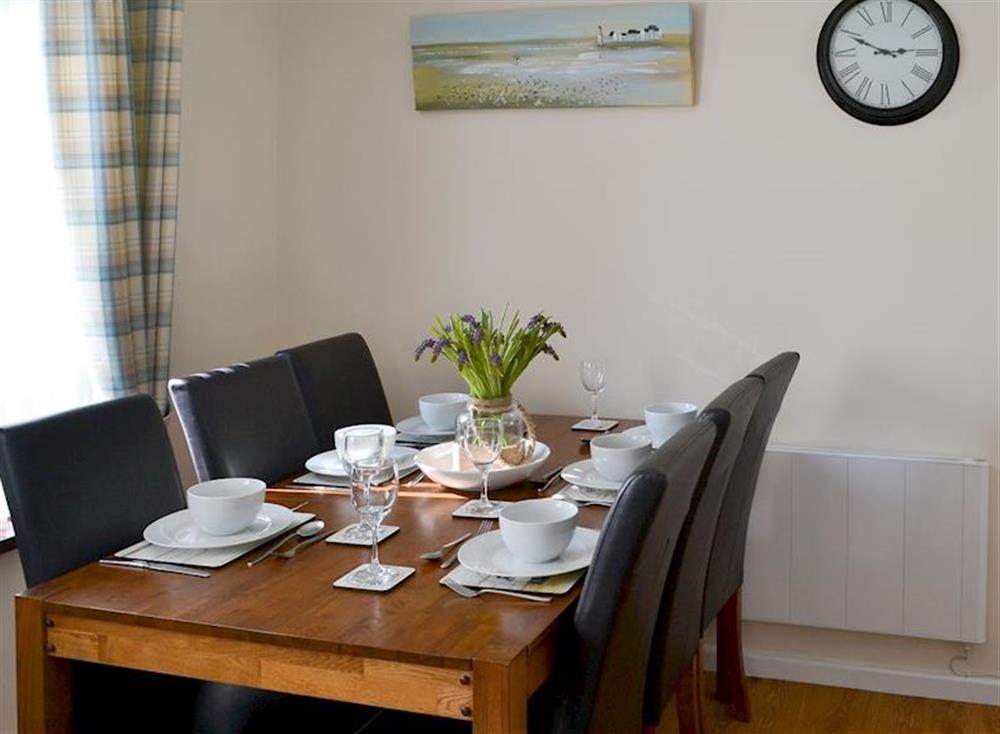 Charming dining area at Villa 55 in Cromer, Great Britain