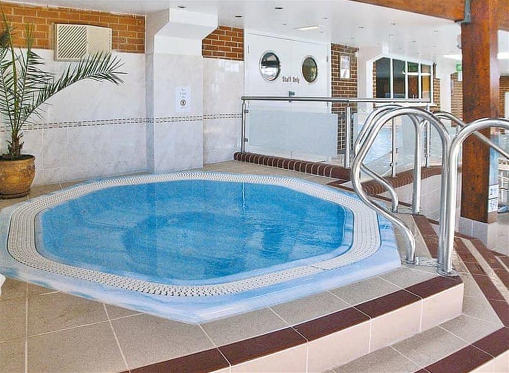 Jacuzzi in newly-refurbished, re-built indoor pool leisure facilities. at Villa 55 in Cromer, Great Britain