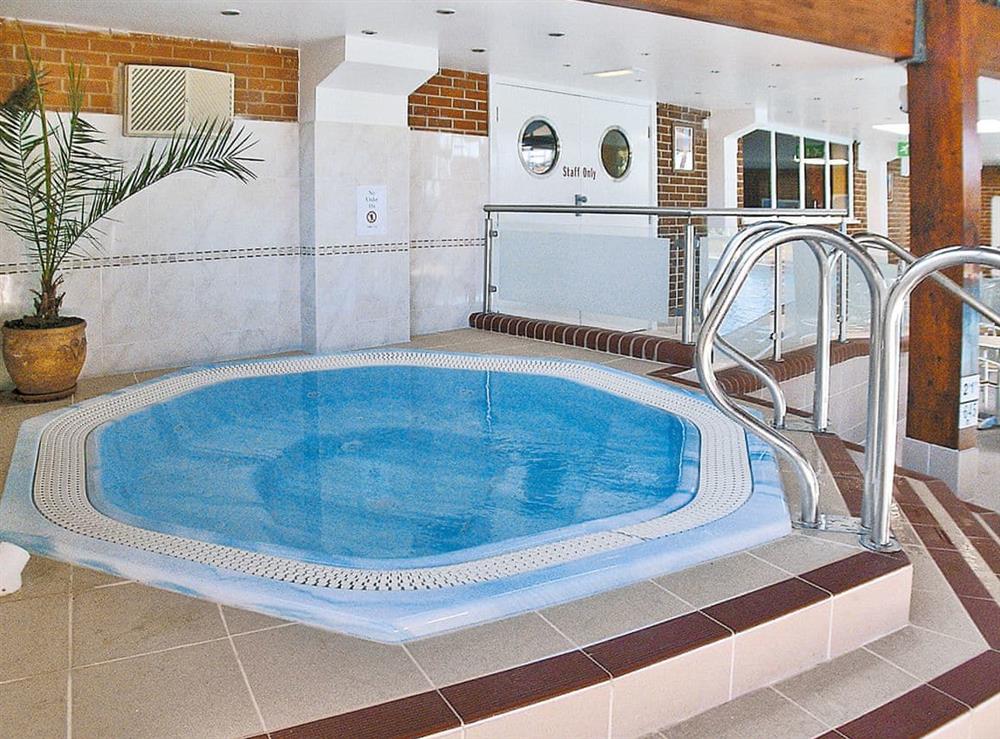 Jacuzzi in newly-refurbished, re-built indoor pool leisure facilities. at Villa 9 in Cromer, Norfolk