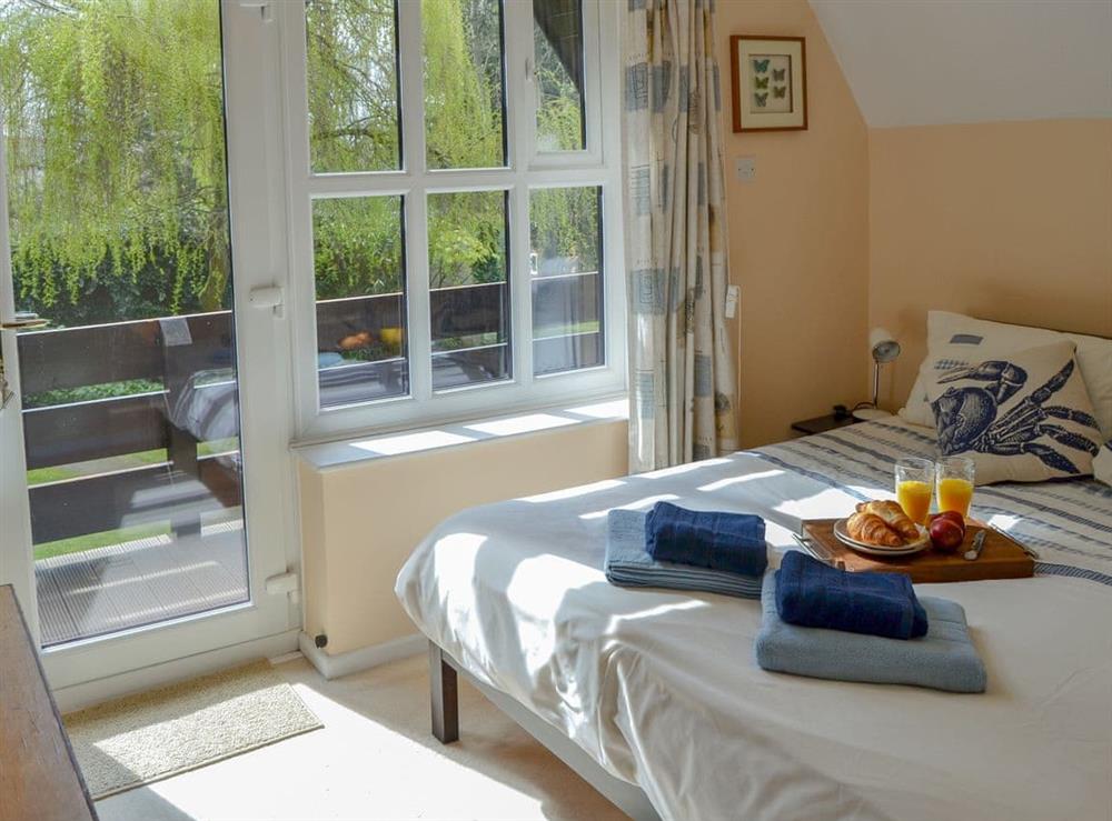 Light and airy double bedroom at Villa 9 in Cromer, Norfolk