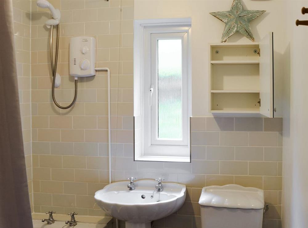 Shower room at Villa 9 in Cromer, Norfolk