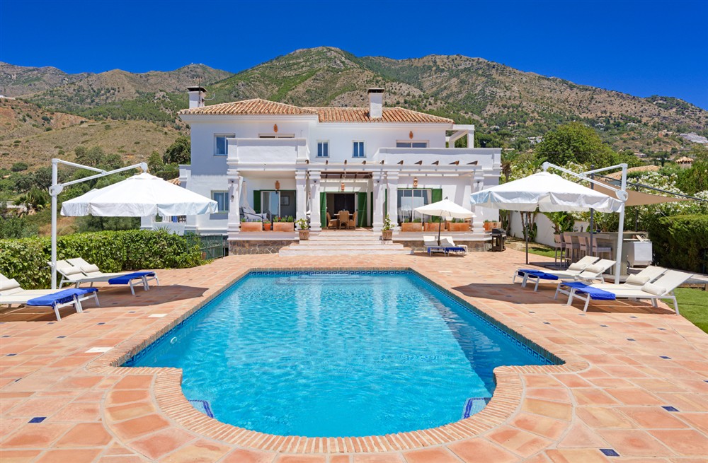 Villa Alhabero at Villa Alhabero in Mijas, Malaga, Spain
