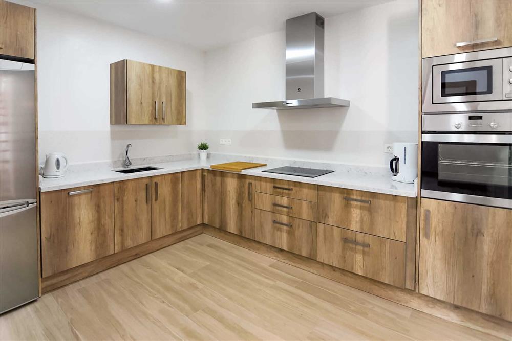 Kitchen at Villa Aurorita, Nerja, Andalucia