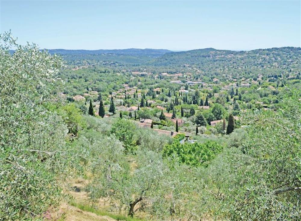 View at Villa Autran in Spéracèdes, Alpes-Maritimes, France