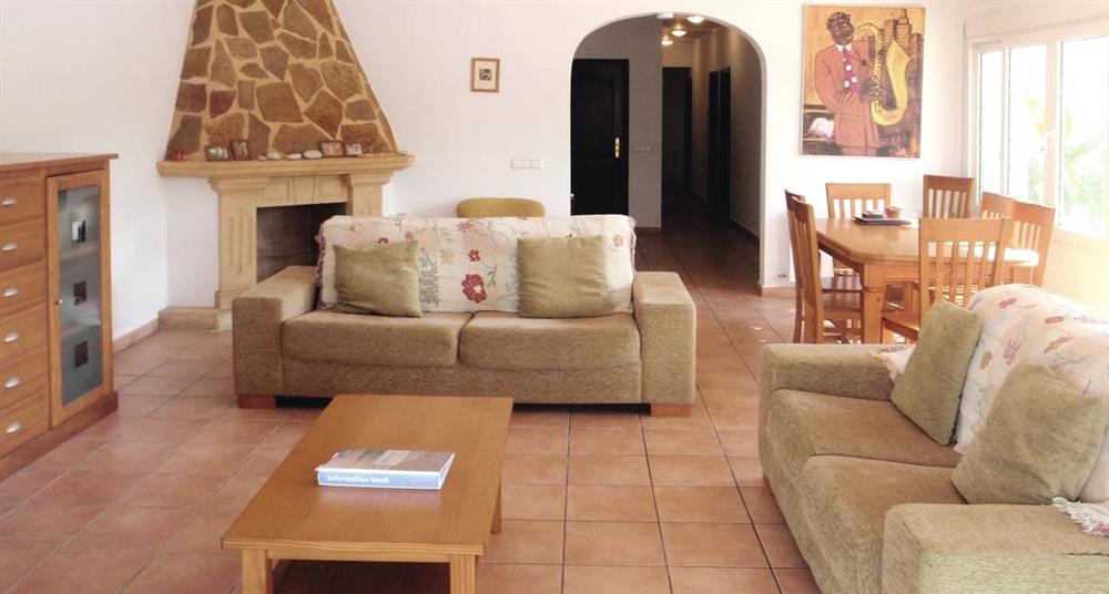 Living room at Villa Bentley, Javea, Costa Blanca