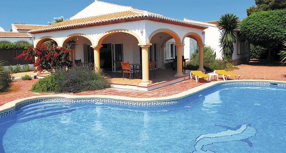 Swimming pool at Villa Bentley, Javea, Costa Blanca