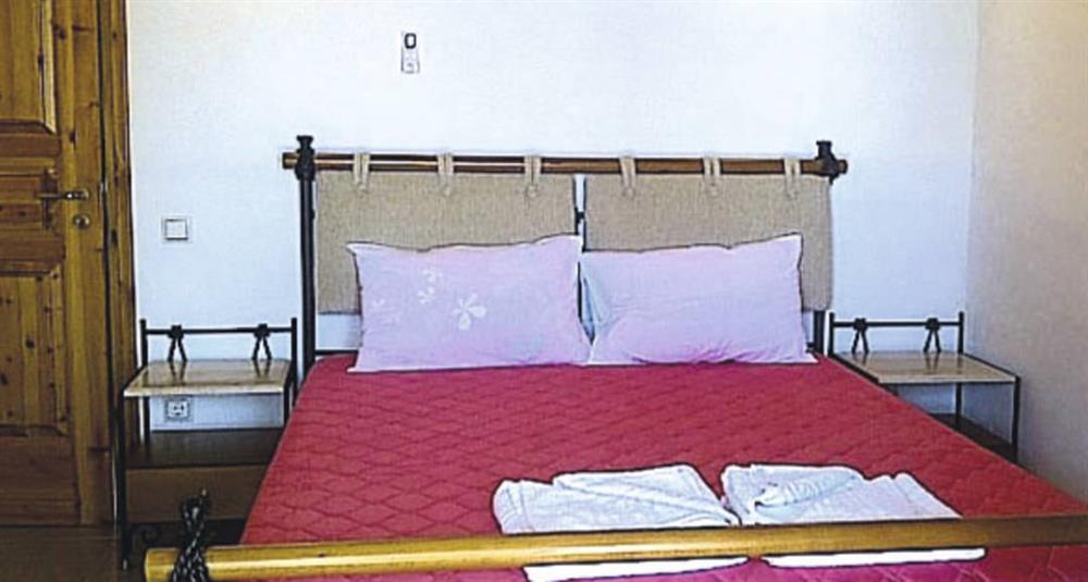 Double bedroom at Villa Calithea, Loggos, Paxos