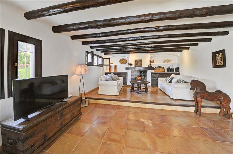 Living room at Villa Calo Bay, Cala dOr, Spain