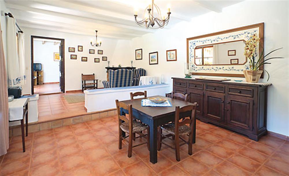Living room at Villa Can de Lausina, Pollensa Mallorca, Spain