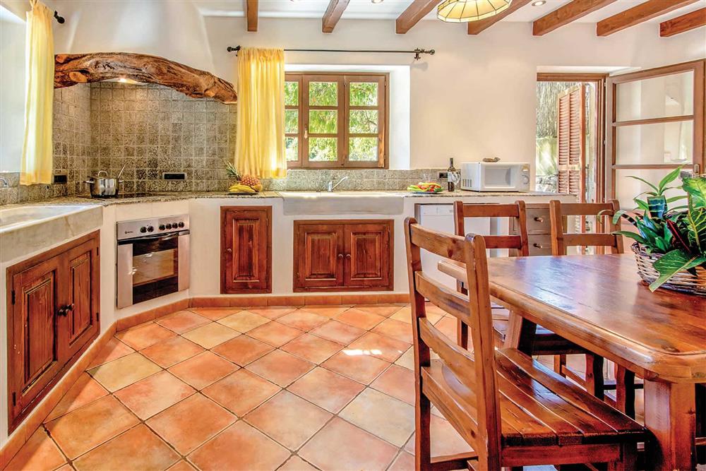 Kitchen at Villa Can Gallardo, Pollensa, Mallorca