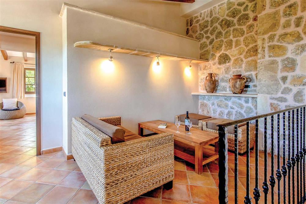 Seating area at Villa Can Gallardo, Pollensa, Mallorca