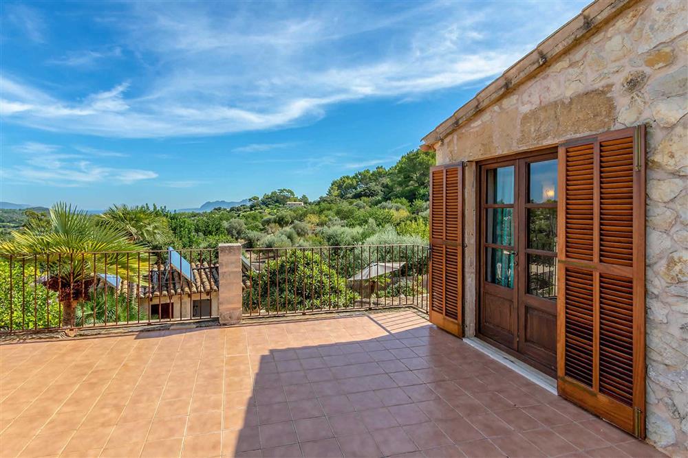 View at Villa Can Gallardo, Pollensa, Mallorca