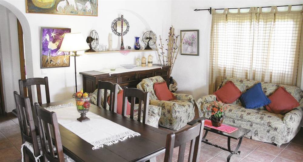 Living room at Villa Can Moscard, Pollensa, Majorca