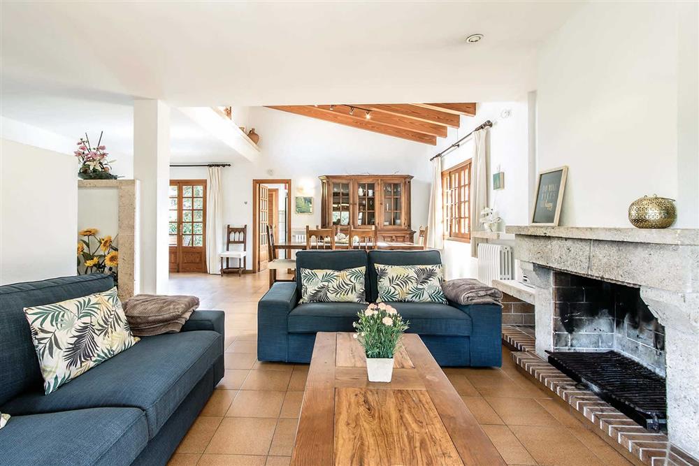 Lounge, dining room at Villa Can Ramis, Cala San Vicente, Mallorca