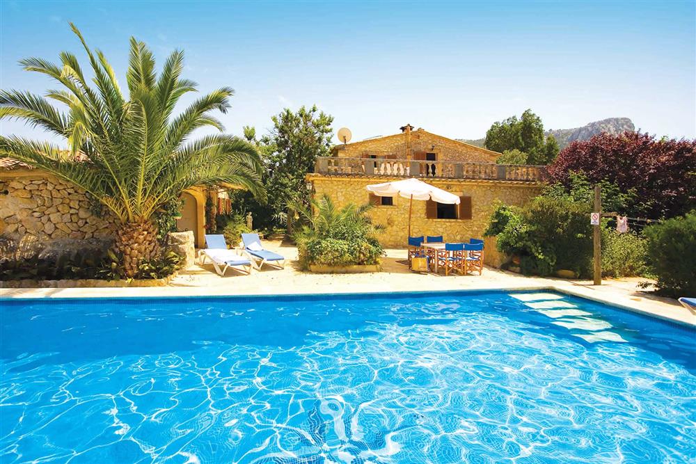 Swimming pool at Villa Can Reus, Pollensa Mallorca, Spain