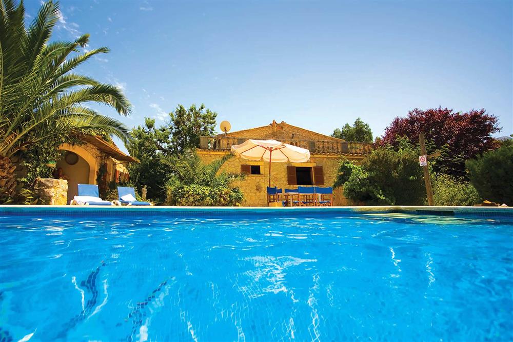 The pool at Villa Can Reus, Pollensa Mallorca, Spain