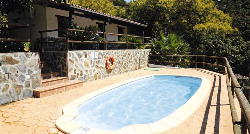 Swimming pool and garden at Villa Casa Cica, Frigiliana, Costa Del Sol